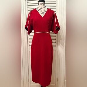 Judith & Charles Elegant Bodycon Midi Dress